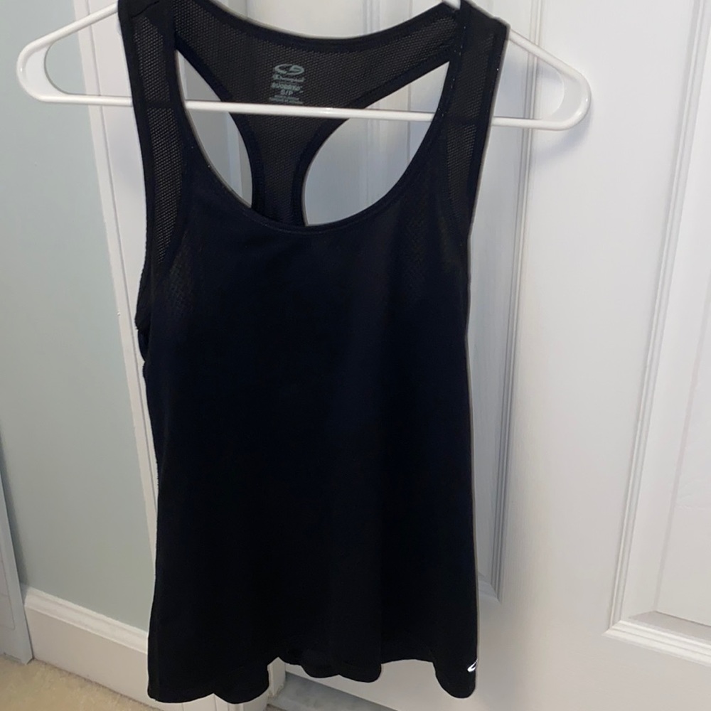 Black workout shirt